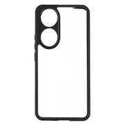 For Honor 90 Frosted TPU + Transparent PC Phone Case(Black)