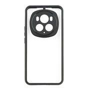 For Honor Magic6 Pro Frosted TPU + Transparent PC Phone Case(Black)