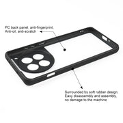 For OnePlus 12 Frosted TPU + Transparent PC Phone Case(Black)