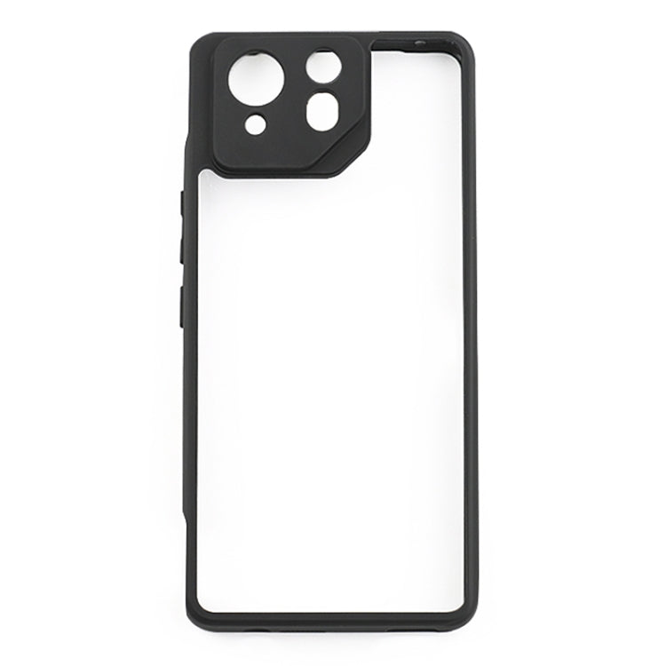 For Asus ROG Phone 8 / 8 Pro Frosted TPU + Transparent PC Phone Case(Black)