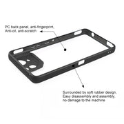 For Asus ROG Phone 8 / 8 Pro Frosted TPU + Transparent PC Phone Case(Black)