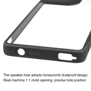 For Asus ROG Phone 8 / 8 Pro Frosted TPU + Transparent PC Phone Case(Black)
