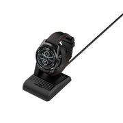 For Ticwatch Pro 5 Smart Watch USB Vertical Magnetic Charger, Lenght: 1m(Black)