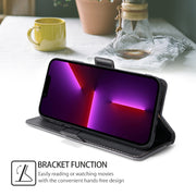 For vivo Y03 4G Contrast Color Side Buckle Leather Phone Case(Black + Grey)