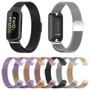 For Fitbit Inspire 3 Milanese Metal Watch Band(Rose Gold)