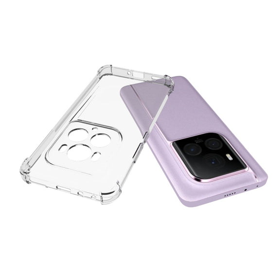 For Honor Magic6 Ultimate Shockproof Non-slip Thickening TPU Phone Case(Transparent)