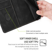For Honor Magic6 Pro 5G Skin Feel Magnetic Buckle Leather Phone Case(Black)