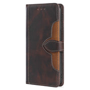 For Honor Magic6 Pro 5G Skin Feel Magnetic Buckle Leather Phone Case(Brown)
