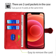 For Honor Magic6 Pro 5G Skin Feel Magnetic Buckle Leather Phone Case(Red)