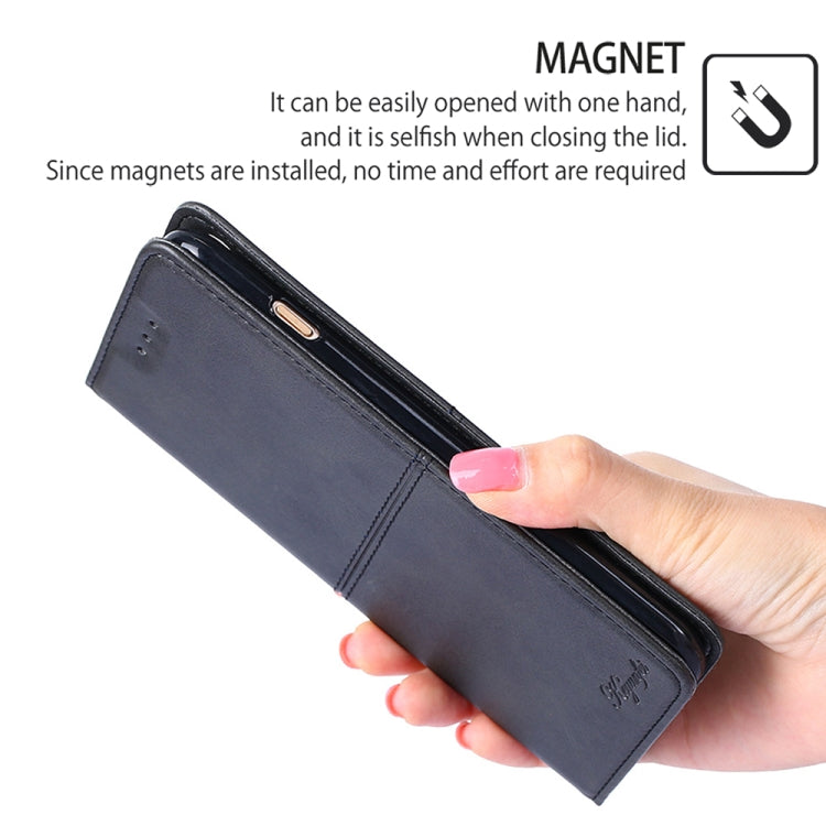 For Honor Magic6 Pro Cow Texture Magnetic Leather Phone Case(Black)
