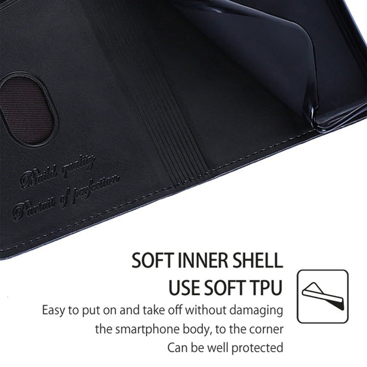 For Honor Magic6 Pro Cow Texture Magnetic Leather Phone Case(Black)