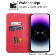 For Honor Magic6 Pro Cow Texture Magnetic Leather Phone Case(Red)