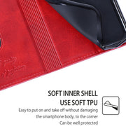For Honor Magic6 Pro Cow Texture Magnetic Leather Phone Case(Red)