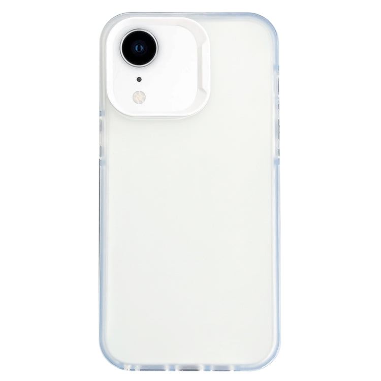 For iPhone XR 2 in 1 Frosted TPU Phone Case(Transparent)