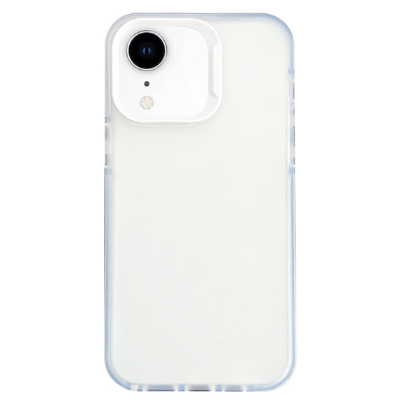 For iPhone XR 2 in 1 Frosted TPU Phone Case(Transparent)