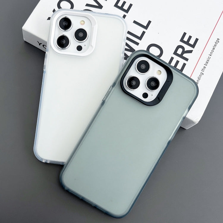 For iPhone XR 2 in 1 Frosted TPU Phone Case(Transparent)