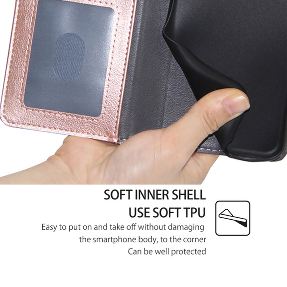 For Honor Magic6 Pro Zipper Bag Leather Phone Case(Rose Gold)