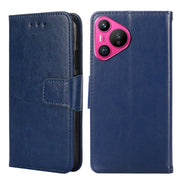 For Huawei Pura 70 5G Crystal Texture Leather Phone Case(Royal Blue)