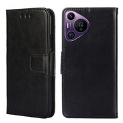 For Huawei Pura 70 Pro / 70 Pro+ 5G Crystal Texture Leather Phone Case(Black)