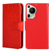 For Huawei Pura 70 Ultra 5G Crystal Texture Leather Phone Case(Red)
