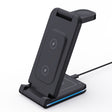 H28 15W 5 in 1 Folding Multifunctional Wireless Charger(Black) - Wireless Charger by PMC TechLife | Online Shopping South Africa | PMC TechLife | Buy Now Pay Later Mobicred