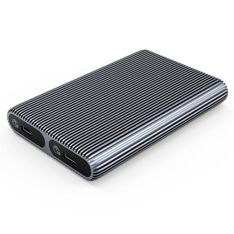 ORICO AM2C3-2N Dual-bay M.2 NVME + NVME SSD Enclosure(Grey)