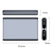 ORICO AM2C3-2N Dual-bay M.2 NVME + NVME SSD Enclosure(Grey)