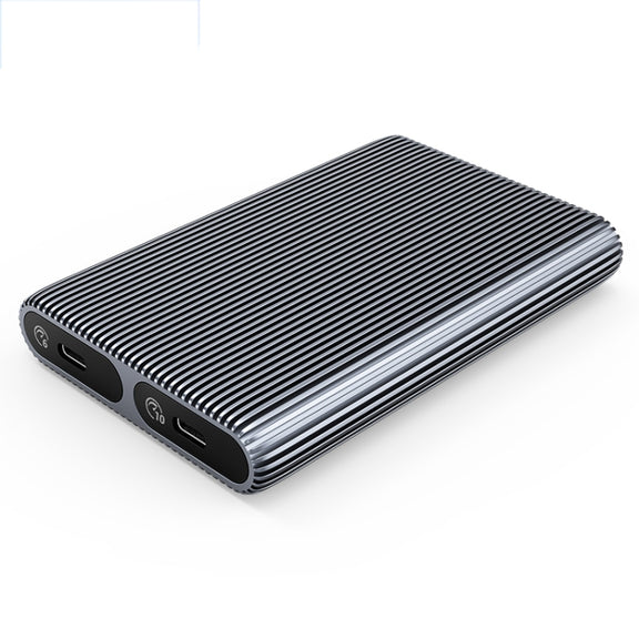 ORICO AM2C3-2SN Dual-bay M.2 NVME + SATA SSD Enclosure(Grey)