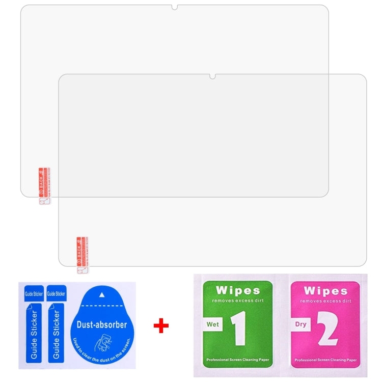 For DOOGEE T20 10.4 2pcs 9H 0.3mm Explosion-proof Tempered Glass Film
