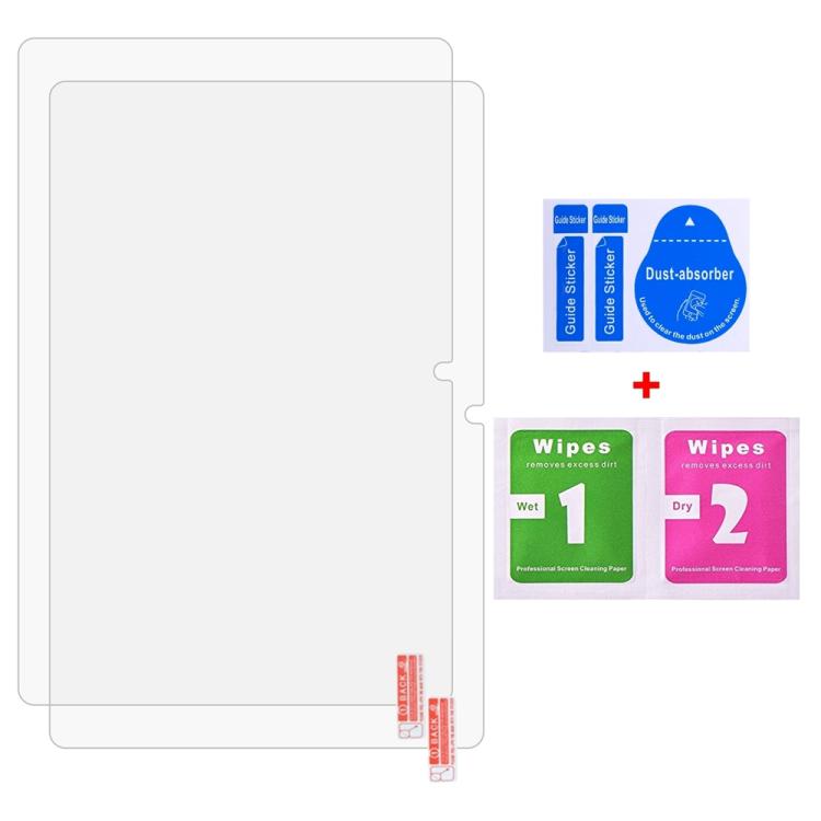 For Doogee U11 2pcs 9H 0.3mm Explosion-proof Tempered Glass Film