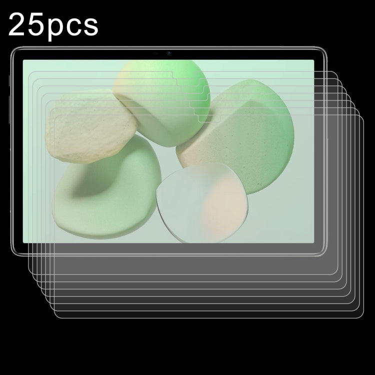 For DOOGEE T10 10.1 25pcs 9H 0.3mm Explosion-proof Tempered Glass Film