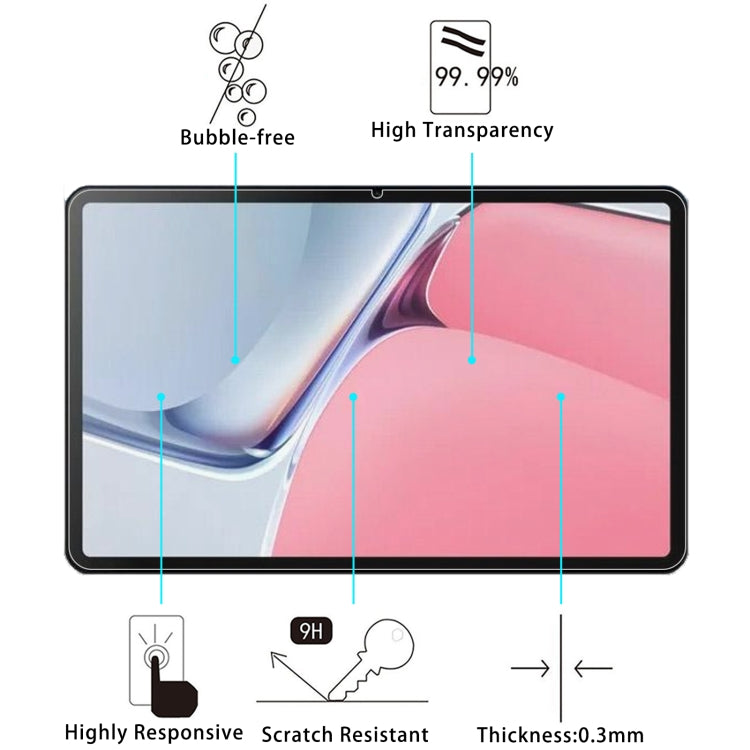 For Doogee T20 Ultra 12 inch 25pcs 9H 0.3mm Explosion-proof Tempered Glass Film