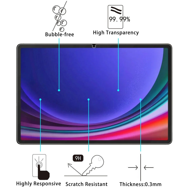 For Samsung Galaxy Tab S10 11 9H 0.3mm Explosion-proof Tempered Glass Film