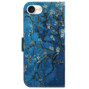 For iPhone 16e Coloured Drawing Flip Leather Phone Case(Apricot)