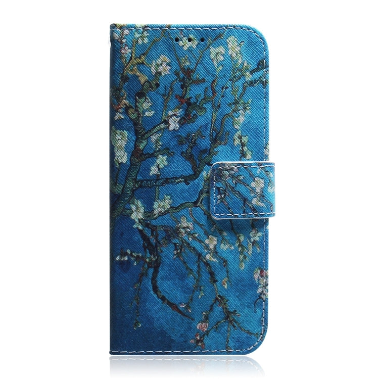 For iPhone 16 Coloured Drawing Flip Leather Phone Case(Apricot)