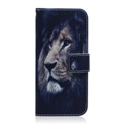 For iPhone 16 Plus Coloured Drawing Flip Leather Phone Case(Lion)
