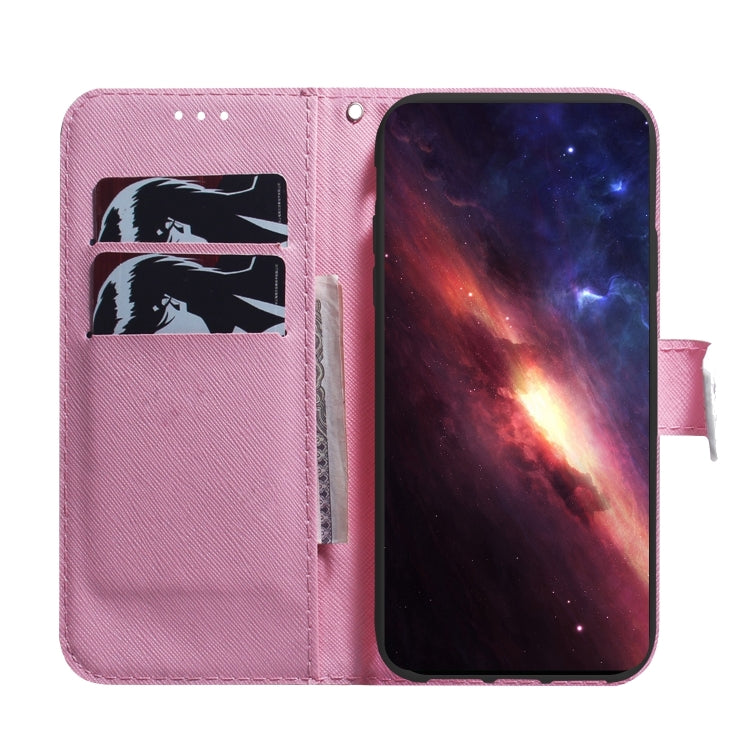 For iPhone 16 Plus Coloured Drawing Flip Leather Phone Case(Magnolia)