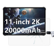 For Oukitel RT8 Tab 9H 0.3mm Explosion-proof Tempered Glass Film