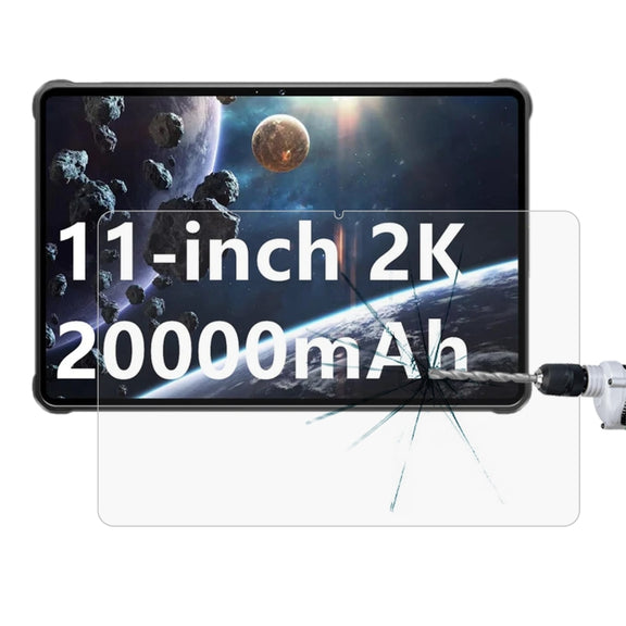 For Oukitel RT8 Tab 9H 0.3mm Explosion-proof Tempered Glass Film