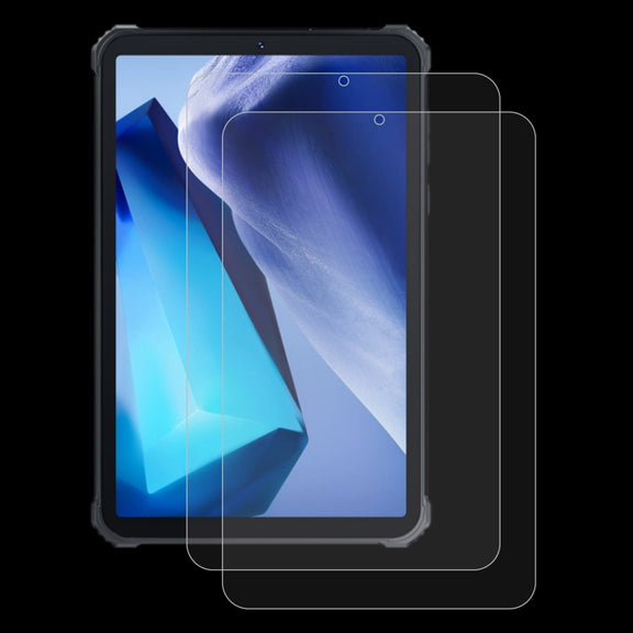 For Oukitel RT3 / RT3 Pro 2pcs 9H 0.3mm Explosion-proof Tempered Glass Film