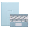 For iPad 10th Gen 10.9 2022 Square Button 360 Degree Rotatable Bluetooth Keyboard Leather Case with Touchpad(Sky Blue) - Universal by PMC TechLife | Online Shopping South Africa | PMC TechLife