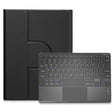 For iPad 10th Gen 10.9 2022 Square Button 360 Degree Rotatable Bluetooth Keyboard Leather Case with Touchpad(Black) - Universal by PMC TechLife | Online Shopping South Africa | PMC TechLife