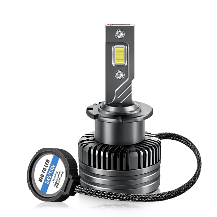 P15 1 Pair D2S / D2R DC10-32V / 35W / 6000K / 4000LM IP68 Water-resistant Car LED Headlight