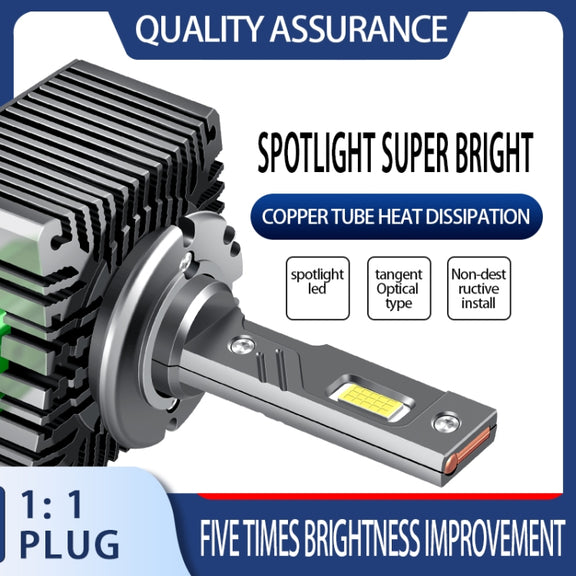 P15 1 Pair D2S / D2R DC10-32V / 35W / 6000K / 4000LM IP68 Water-resistant Car LED Headlight