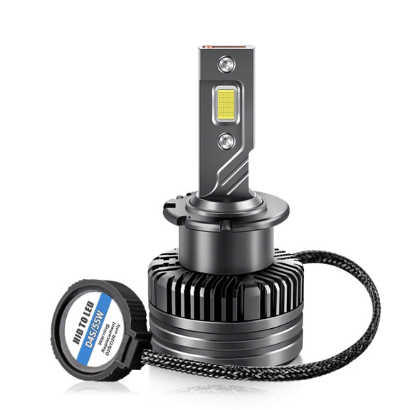 P15 1 Pair D2S / D2R DC10-32V / 35W / 6000K / 4000LM IP68 Water-resistant Car LED Headlight