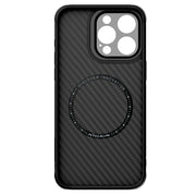 For iPhone 15 Pro Max NILLKIN Aramid Fiber MagSafe Magnetic Phone Case(Black)
