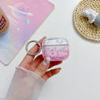 For AirPods Pro 2 Transparent Glitter Bluetooth Earphone Protective Case(Pink) - For AirPods Pro 2 by PMC TechLife | Online Shopping South Africa | PMC TechLife
