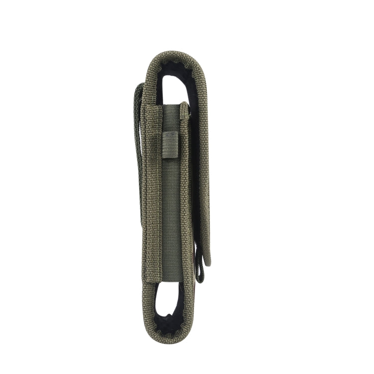 For 6.7 inch and Below Phones Multifunctional Universal Vertical Nylon Fabric Waist Bag Tactical Belt Bag(Green)