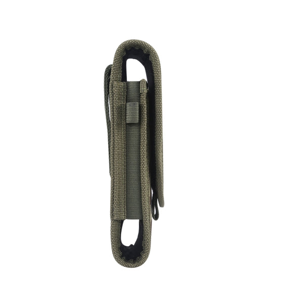For 6.7 inch and Below Phones Multifunctional Universal Vertical Nylon Fabric Waist Bag Tactical Belt Bag(Green)
