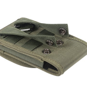 For 6.7 inch and Below Phones Multifunctional Universal Vertical Nylon Fabric Waist Bag Tactical Belt Bag(Green)
